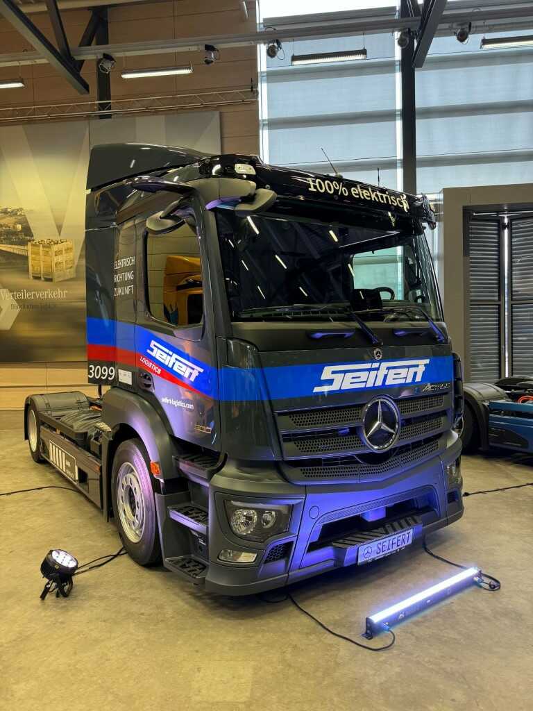 Nowy Mercedes  eActros
Seifert Logistics Group.