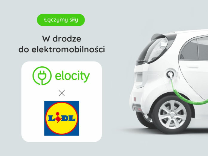 Stacje ładowania Elocity w sieci sklepów Lidl Polska.