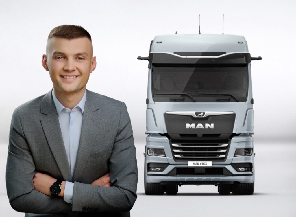 Maciej Wątor, menedżer ds. elektromobilności w MAN Truck & Bus Polska.