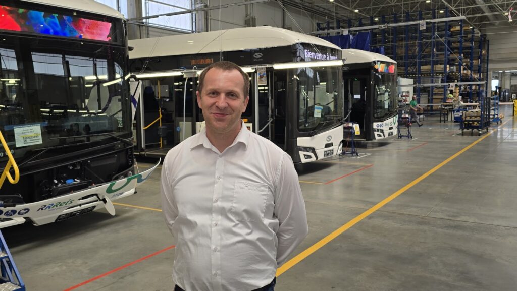 Łukasz Cierpiszewski, dyrektor zakładów w Środzie Wielkopolskiej, Solaris Bus & Coach.